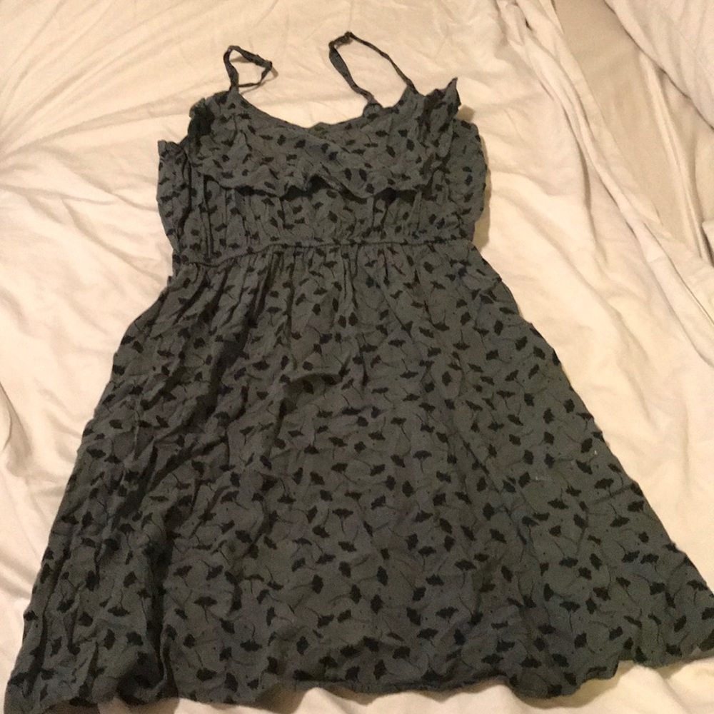 Cotton on dark green/ black dress
